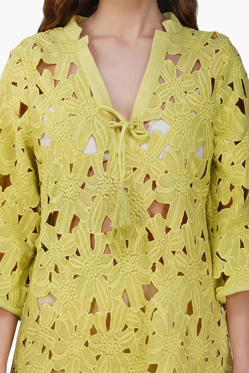 Floral Lace Cover Up Dress